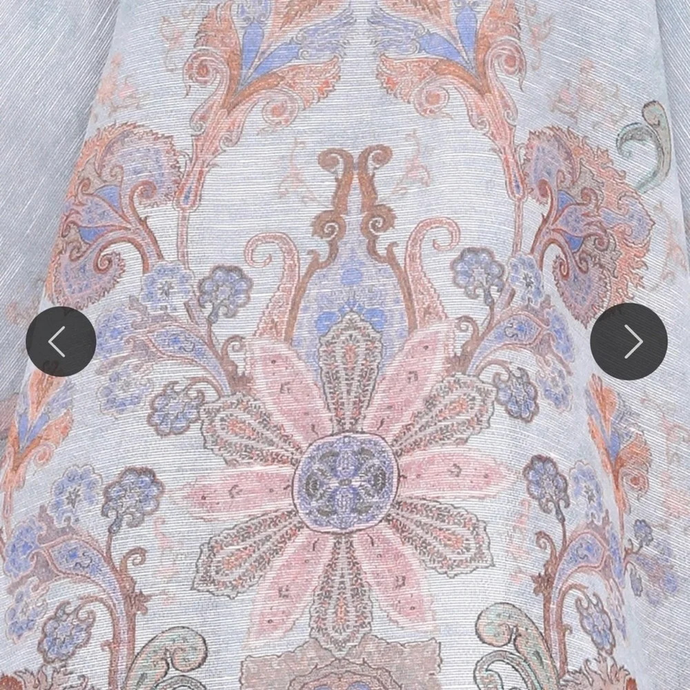 Zimmermann Eden Paisley Long Sleeve Dress - Picture 4 of 8